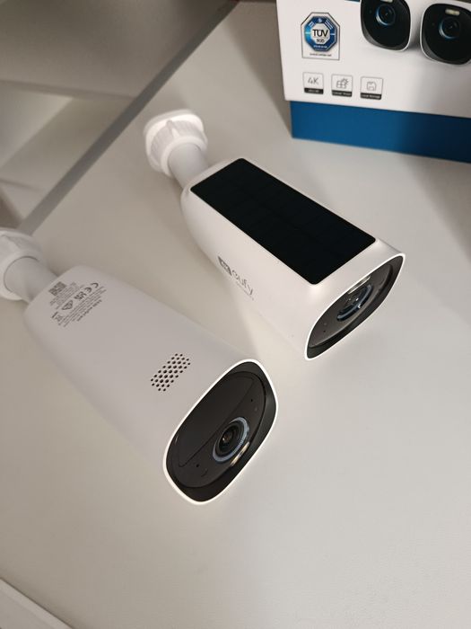 Kit supraveghere 2 camere cu panou solar + homebase pentru salvare înregistrari