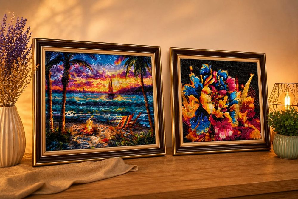 Tablouri Diamond Painting handmade – de vânzare