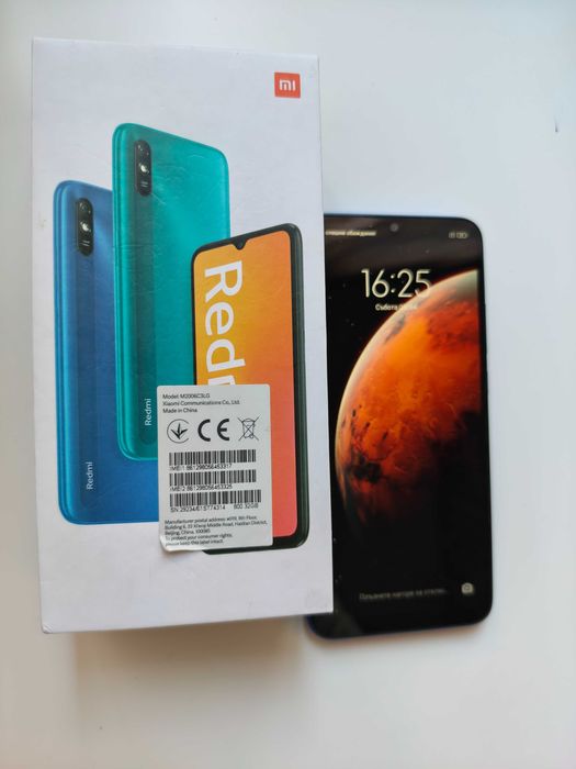 Продавам телефон Xiaomi Redmi 9A (Sky Blue) – 32GB ROM / 2GB RAM
