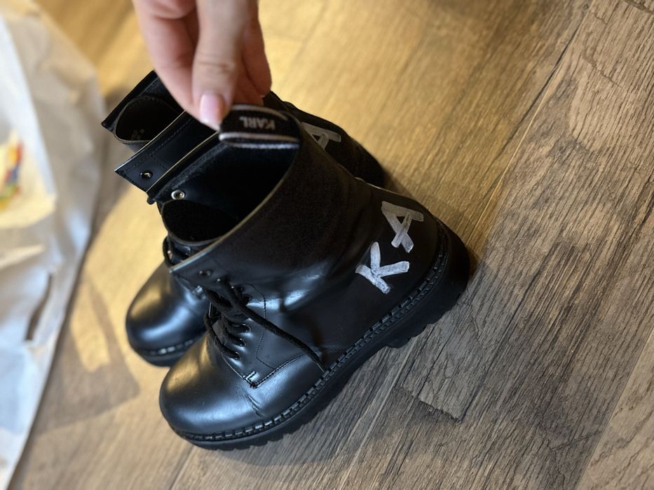 Кожени кубинки Karl Lagerfeld и G-star