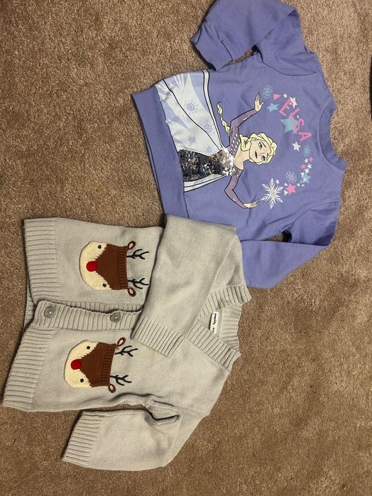 Комплекти за 3-4г-блузи, клинове, дънки, яке, пижама