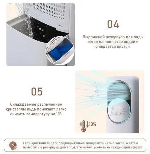 Вентилятор с увлажнителем воздуха