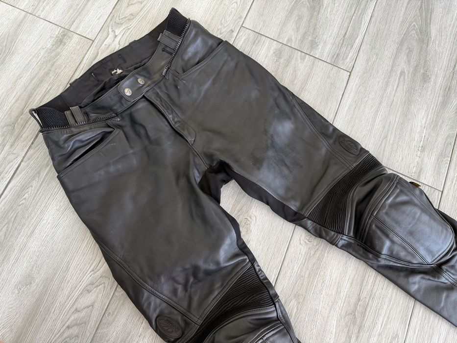 Pantaloni polo piele moto