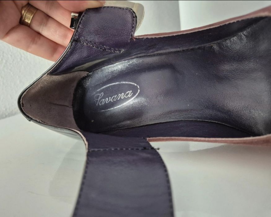 Pantofi eleganti de dama  din piele naturala