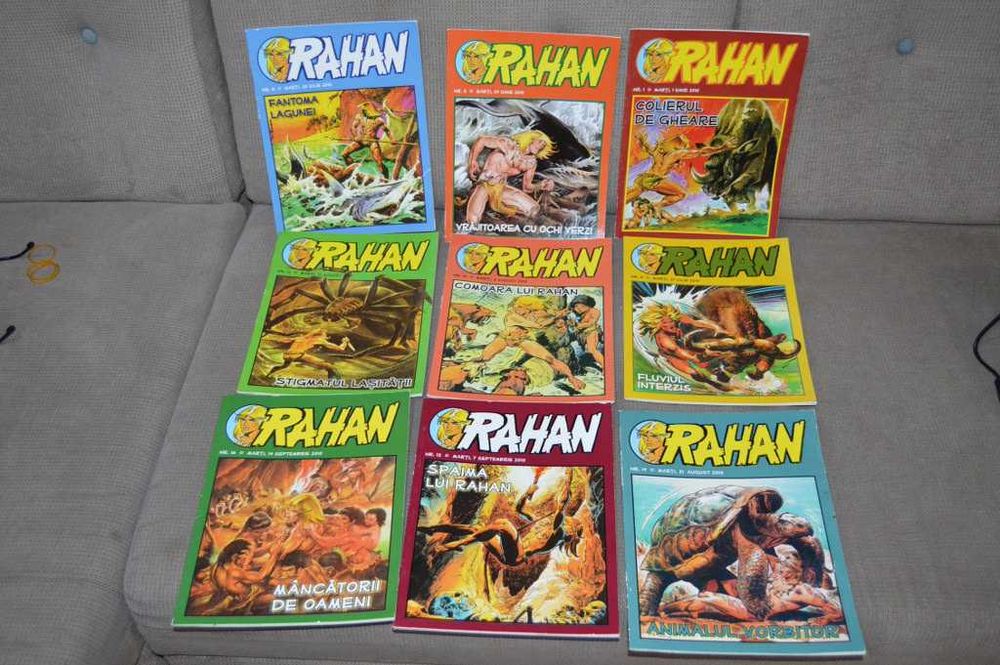 Colectie reviste RAHAN in limba romana - incompleta.