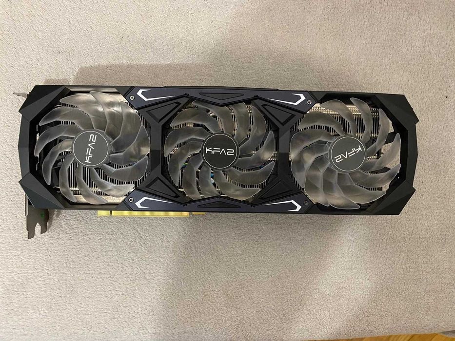 Placa video NVIDIA  KFA2 RTX 3080 SG (1-Click OC)  10GB 320 bit Gaming