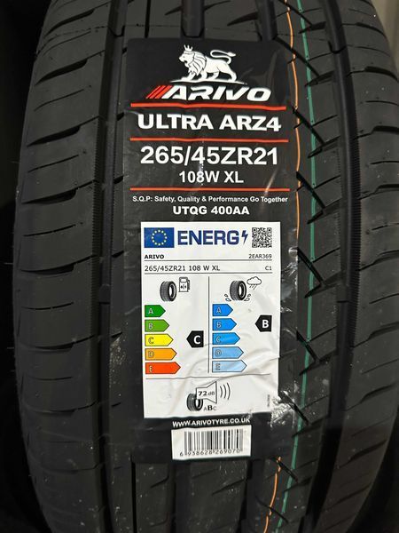 Нови Летни Гуми Arivo Ultra Arz4 265/45R21 108W Xl