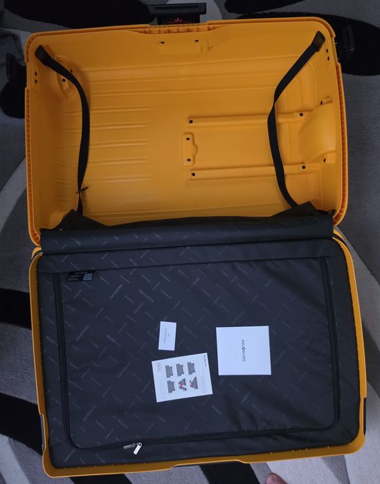 Troler Samsonite S Cure, 81 cm, galben inchis  NOU