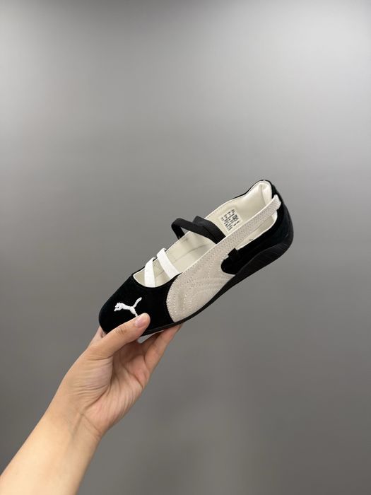 Женские балетки puma Speedcat Ballet Black/White