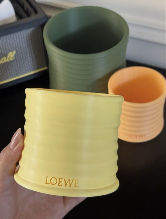 3D принт декоративни саксии / органайзери в стил LOEWE (PLA материал)