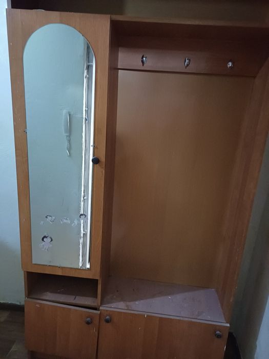 Шкаф прихожка тегін