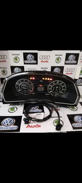 Ceasuri digitale AID Virtual Cockpit Vw passat b8 arteon ceas plasma