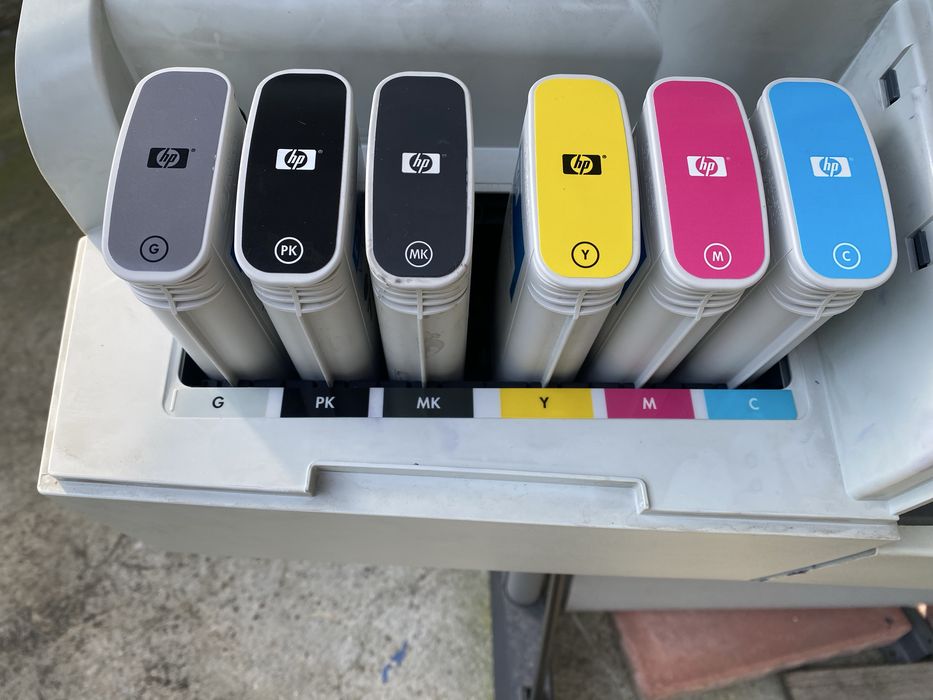 Plotter hp T1100ps A0 sau schimb cu inkjet  A3/A2, cutter plotter