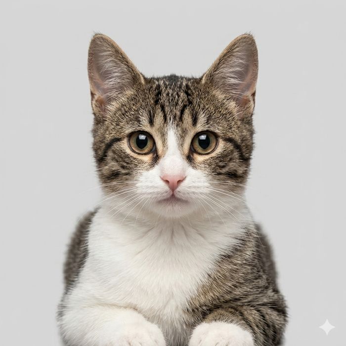 Котенок милая, домашная, ласковая