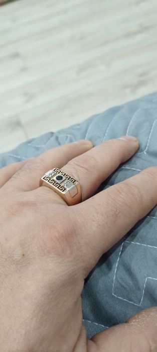 Мужская золотая печатка