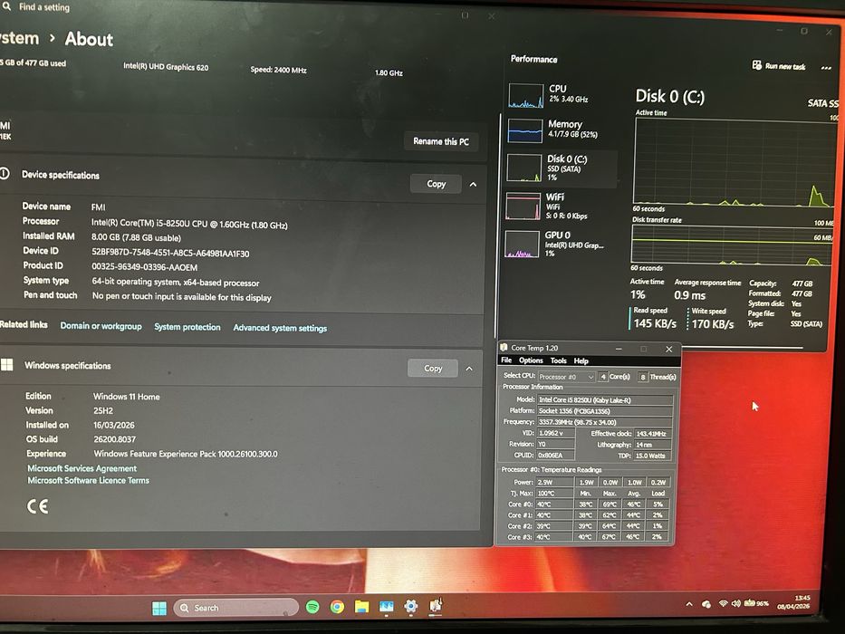 Vând laptop Lenovo Yoga 530 fără display