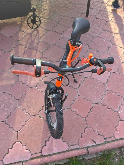 Bicicletă copii 16” B’Twin (4–6 ani) – fără roți ajutătoare