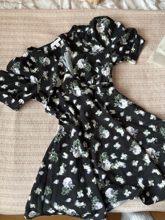 ZARA LeGer TopShop рокля с гол гръб изрязана  черна