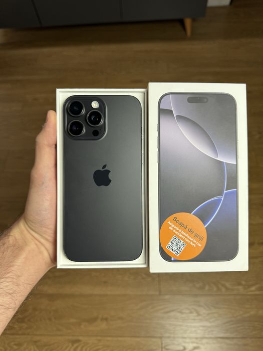 iPhone 16 Pro Max Black Titanium 256gb 91%