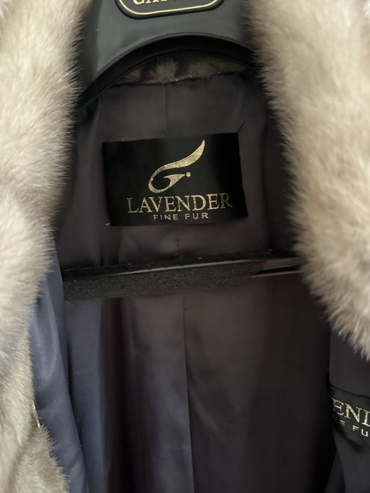 Шуба норковая серая