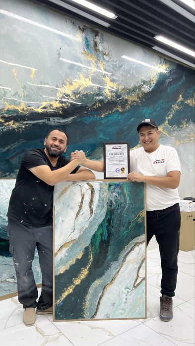 Декоративная штукатурка Микроцемент Zara АРТ БЕТОН Скала