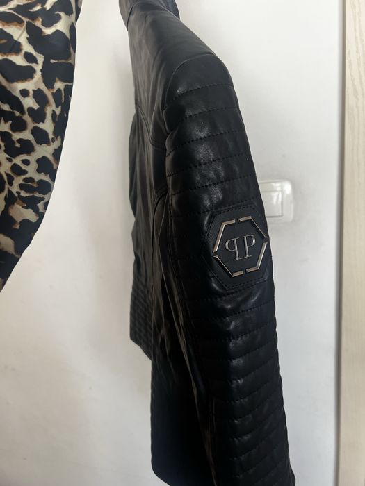 Естествено кожено яке Philipp Plein