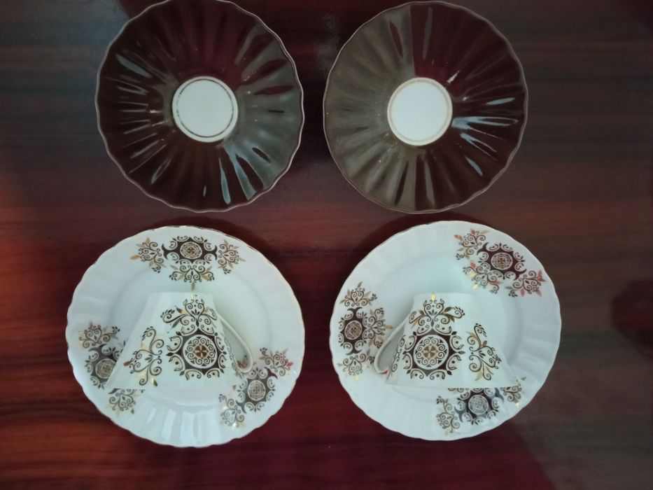 Фарфоровые кофейные чашечки ,,Трио,,