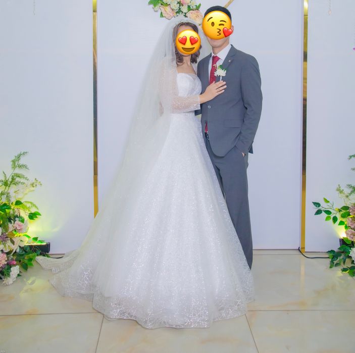 Свадебное платье в идеальном состоянии