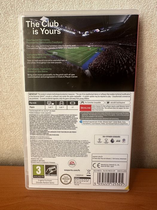Nintedo Switch игра FC FIFA 2026