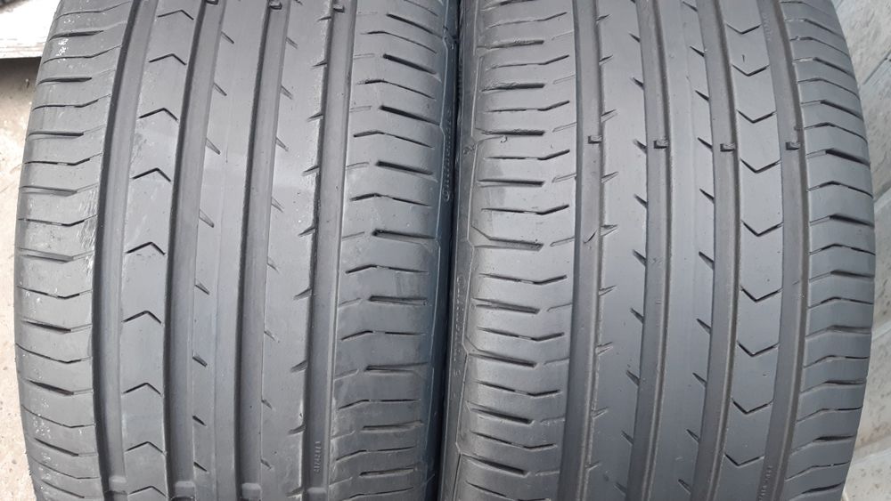 2 anvelope 225/55r17 vară marca Continental an 2022 preț 230 lei bucata