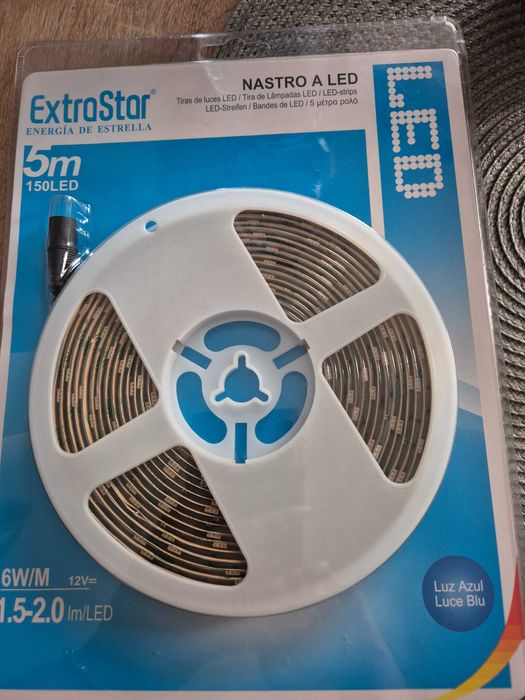 Лед лента 5 метра синя светлина