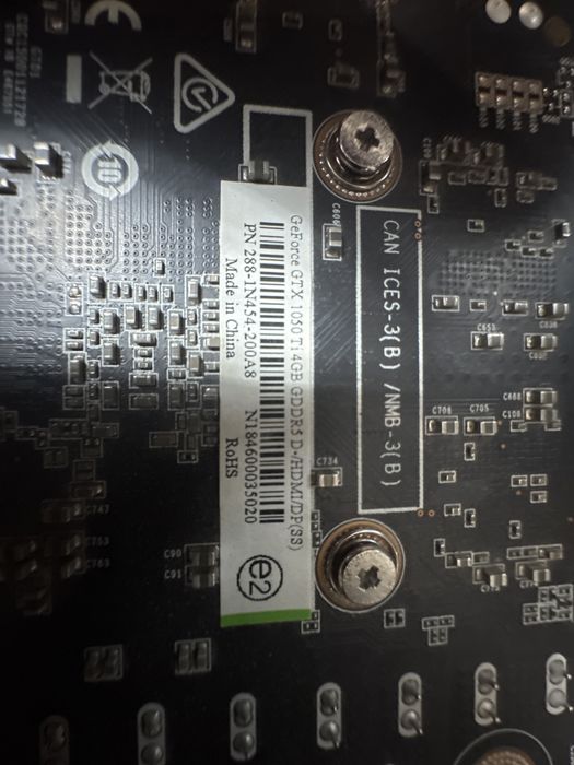 Видеокарта 1050 Ti