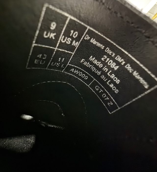 Dr. Martens 1461 Bex Smooth Leather. Черные. Оригинальные