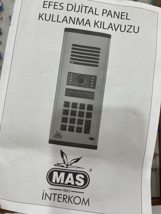domofon kop qavatli uylaga