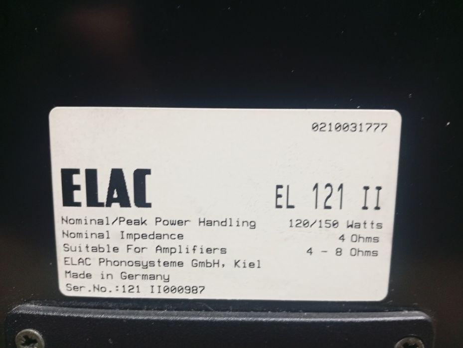Тонколони ELAC el-121 II
