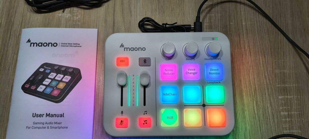 Mixer audio Maonocaster G1 NEO (AMG1 Neo) - streaming/gaming, XLR=