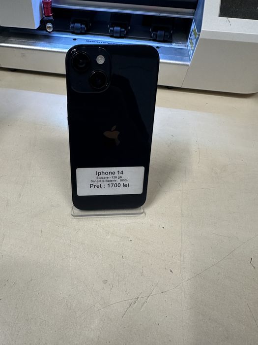 Iphone 14 / 128 gb / 100% baterie / folie sticla cadou