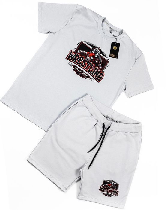Спортни екипи в сиво и черно Wrestling