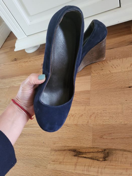 Pantofi platforma piele 39