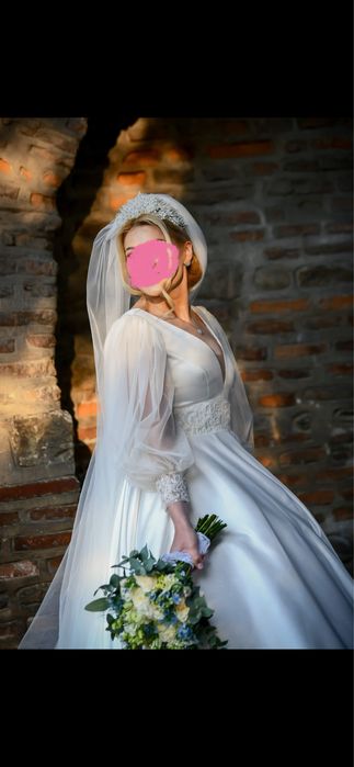 Rochie de mireasa tafta Amira Zair