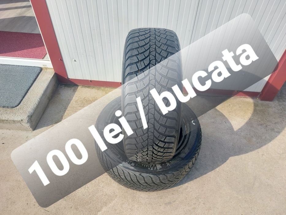 100 lei bucata! Doua anvelope M+S 235 55 17 Kumho