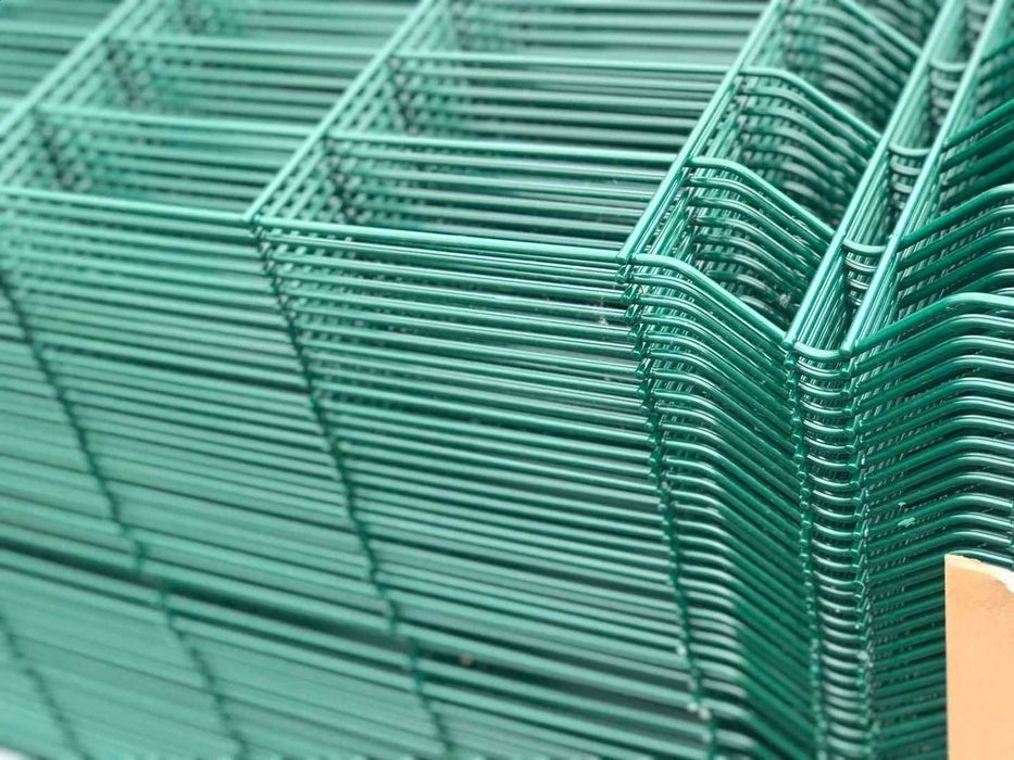 Ограда. Метални оградни пана и колове. Мрежа с декорация. ТОП качество