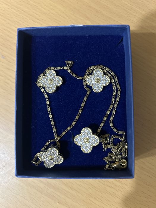 золотой комплект в стиле Van Cleef