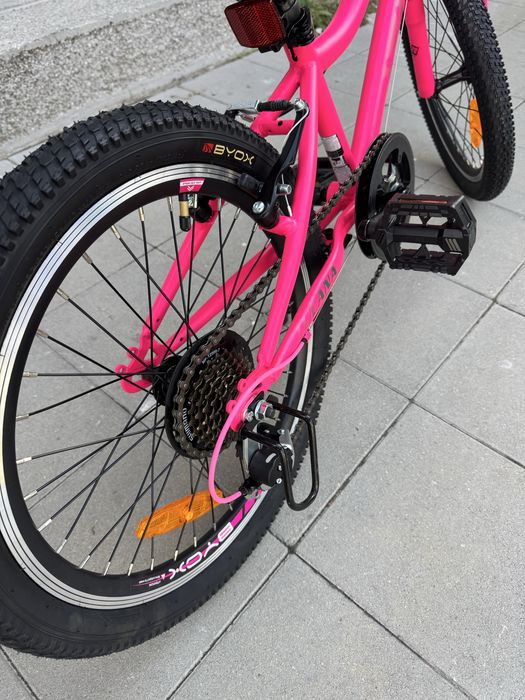 Детски велосипед със скорости BYOX TUCANA 20” !НОВ+ГАРАНЦИЯ! (3 цвята)