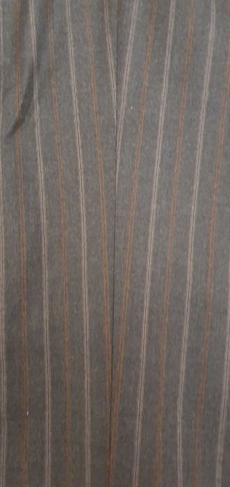 Сив раиран мъжки костюм Zegna