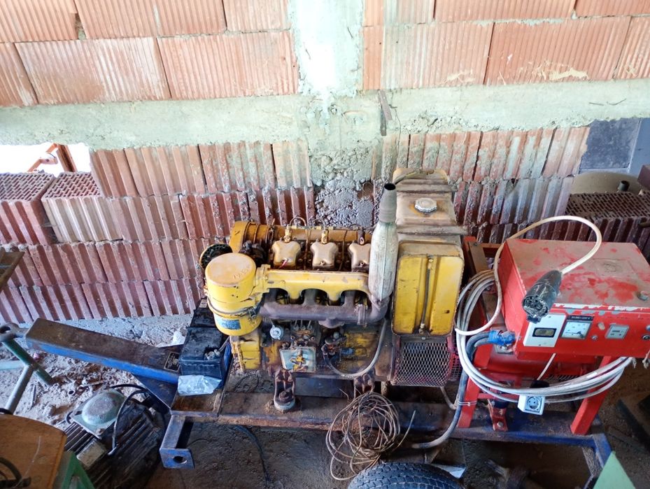 Generator curent trifazat și monofazat 20KVA 16kW motorina și remorcabil