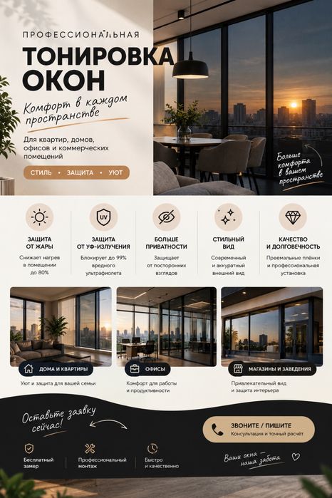 Тонировка стекол