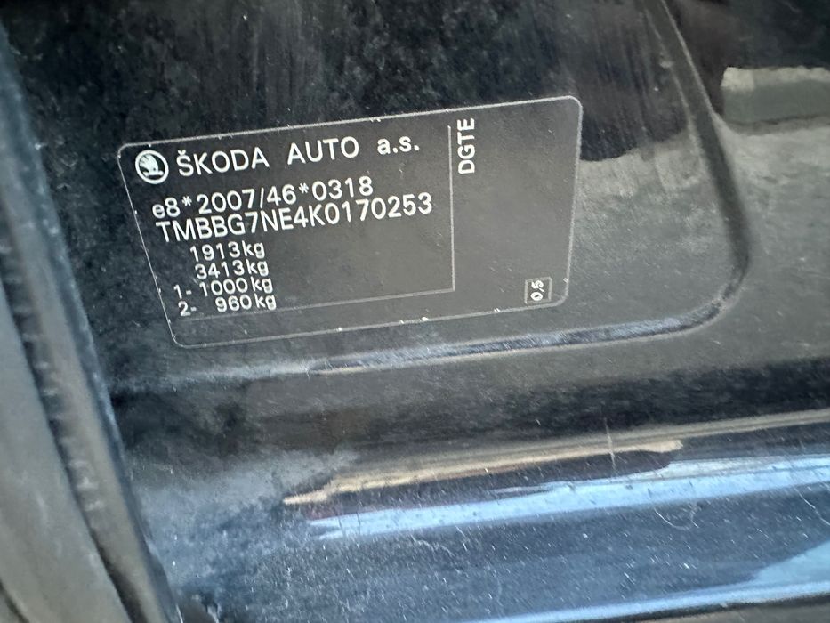 Skoda Octavia 2019 Cutie DSG 1,6tdi cod DGTE volan dreapta