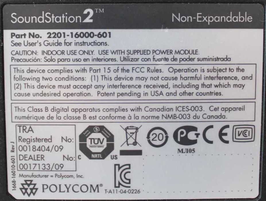 Telefon Polycom SoundStation 2