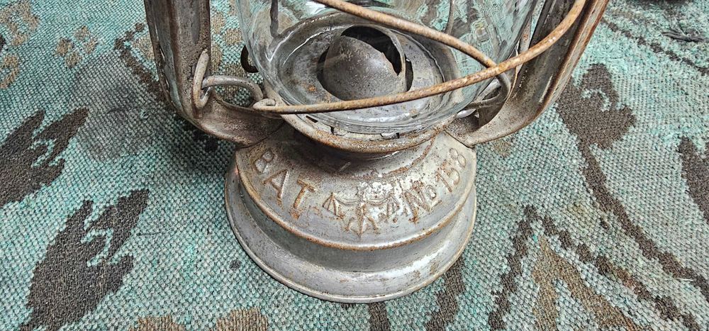 Газов фенер - ретро, автентичен! Работещ!